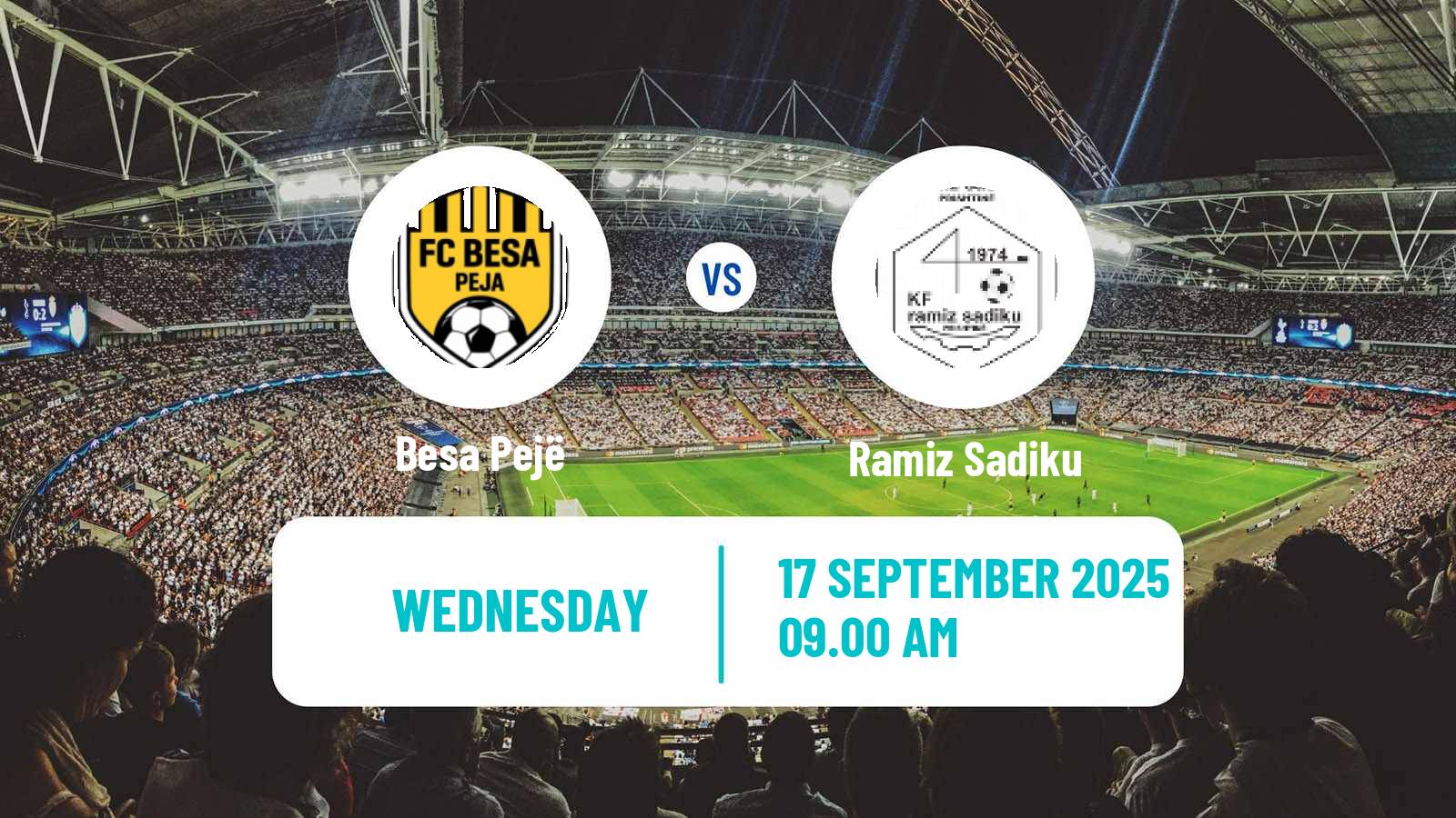 Soccer Kosovo Liga e Pare Besa Pejë - Ramiz Sadiku