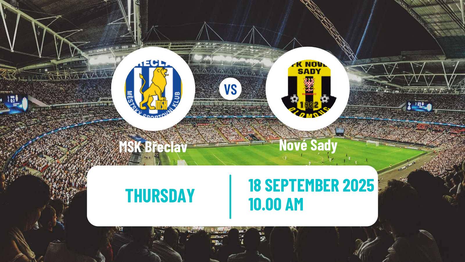 Soccer Czech Division E Břeclav - Nové Sady
