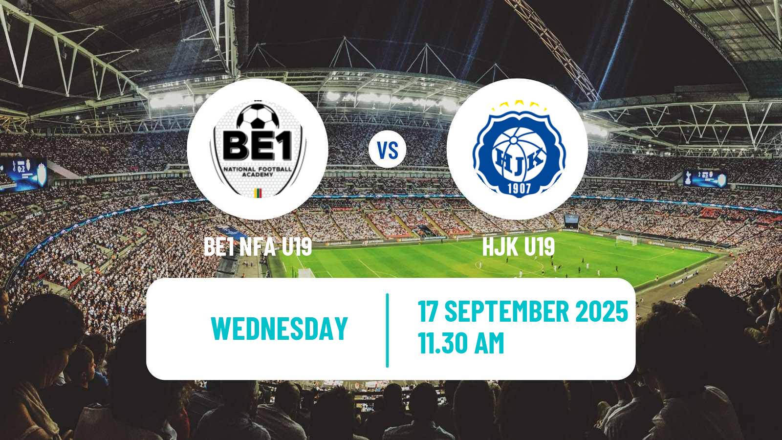 Soccer UEFA Youth League BE1 NFA U19 - HJK U19