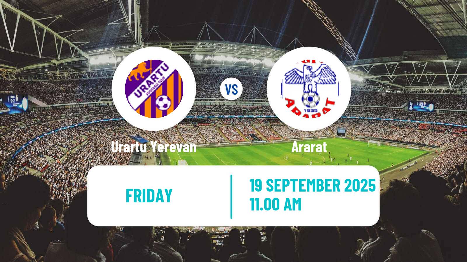 Soccer Armenian Premier League Urartu Yerevan - Ararat