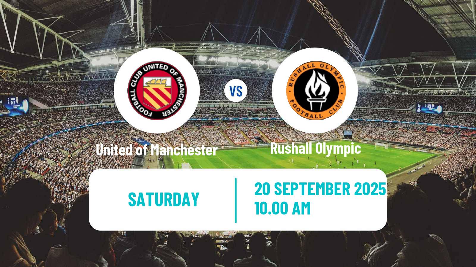 Soccer English NPL Premier Division United of Manchester - Rushall Olympic