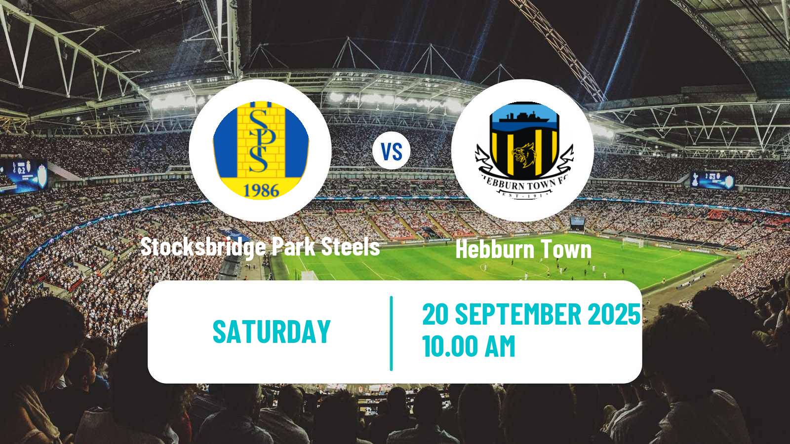Soccer English NPL Premier Division Stocksbridge Park Steels - Hebburn Town
