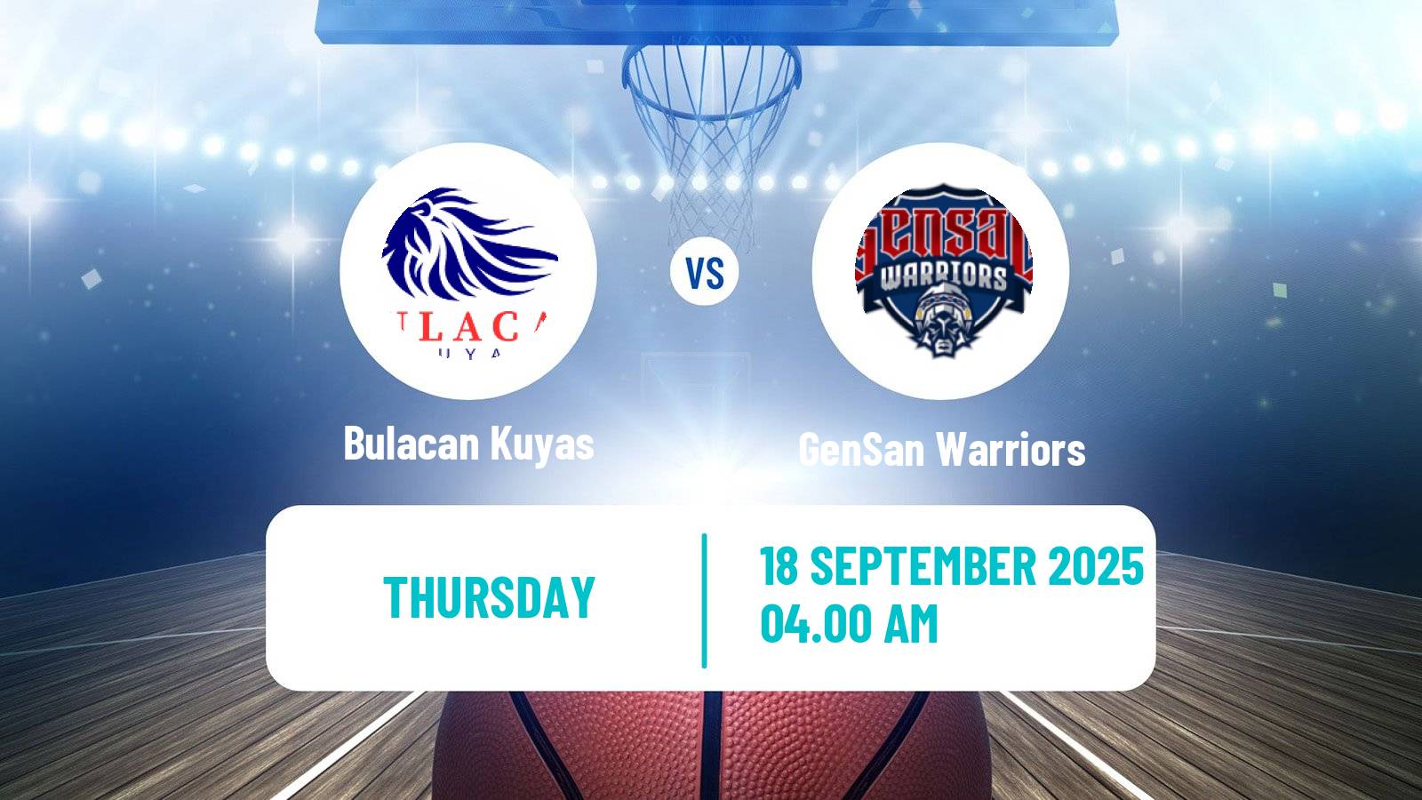 Basketball Philippines MBPL  Bulacan Kuyas - GenSan Warriors
