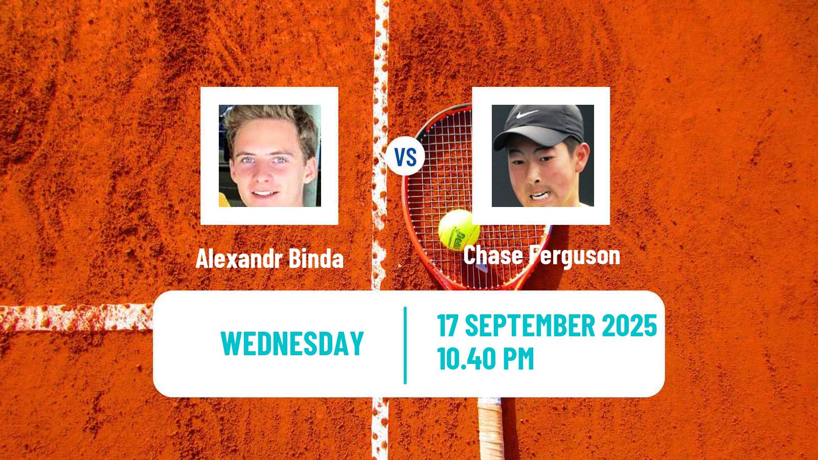 Tennis ITF M25 Guiyang Men Alexandr Binda - Chase Ferguson