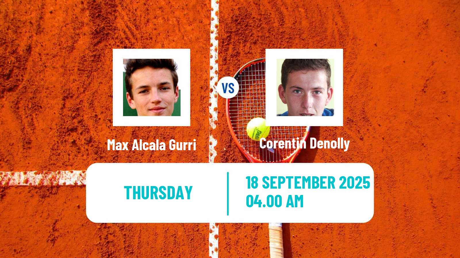 Tennis Targu Mures 2 Challenger Men Max Alcala Gurri - Corentin Denolly
