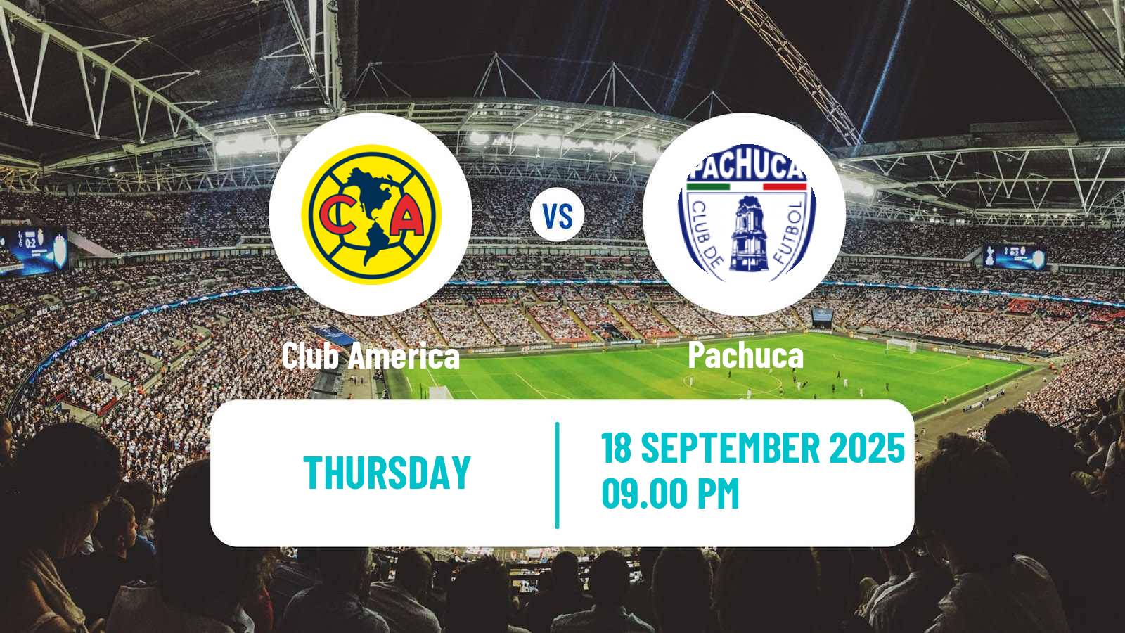 Soccer CONCACAF Champions Cup Women Club America - Pachuca