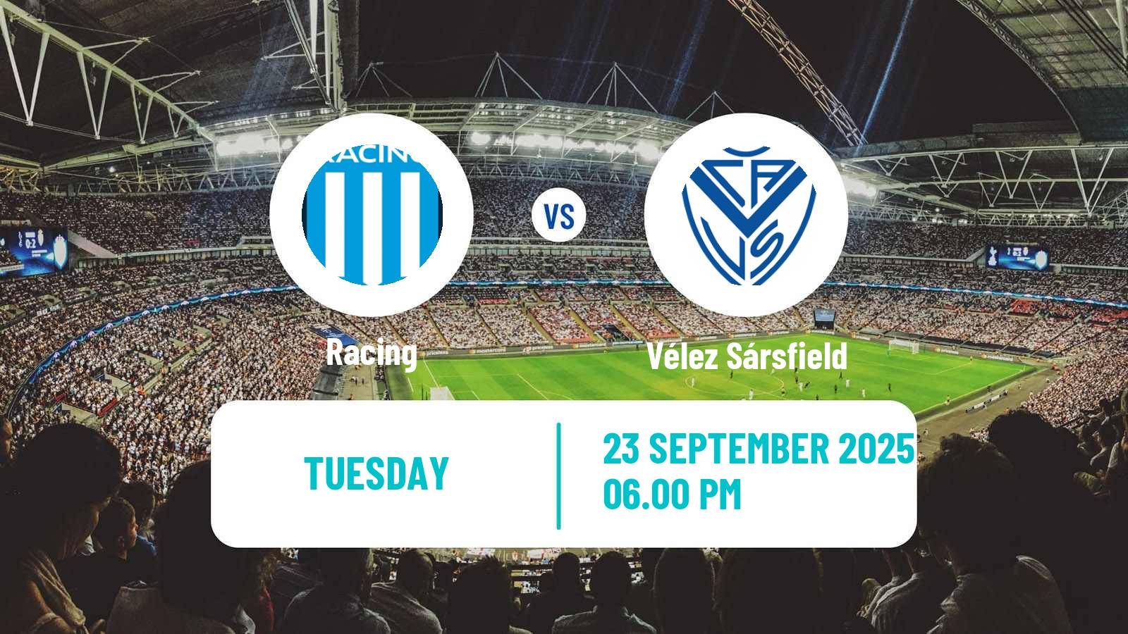 Soccer Copa Libertadores Racing - Vélez Sársfield
