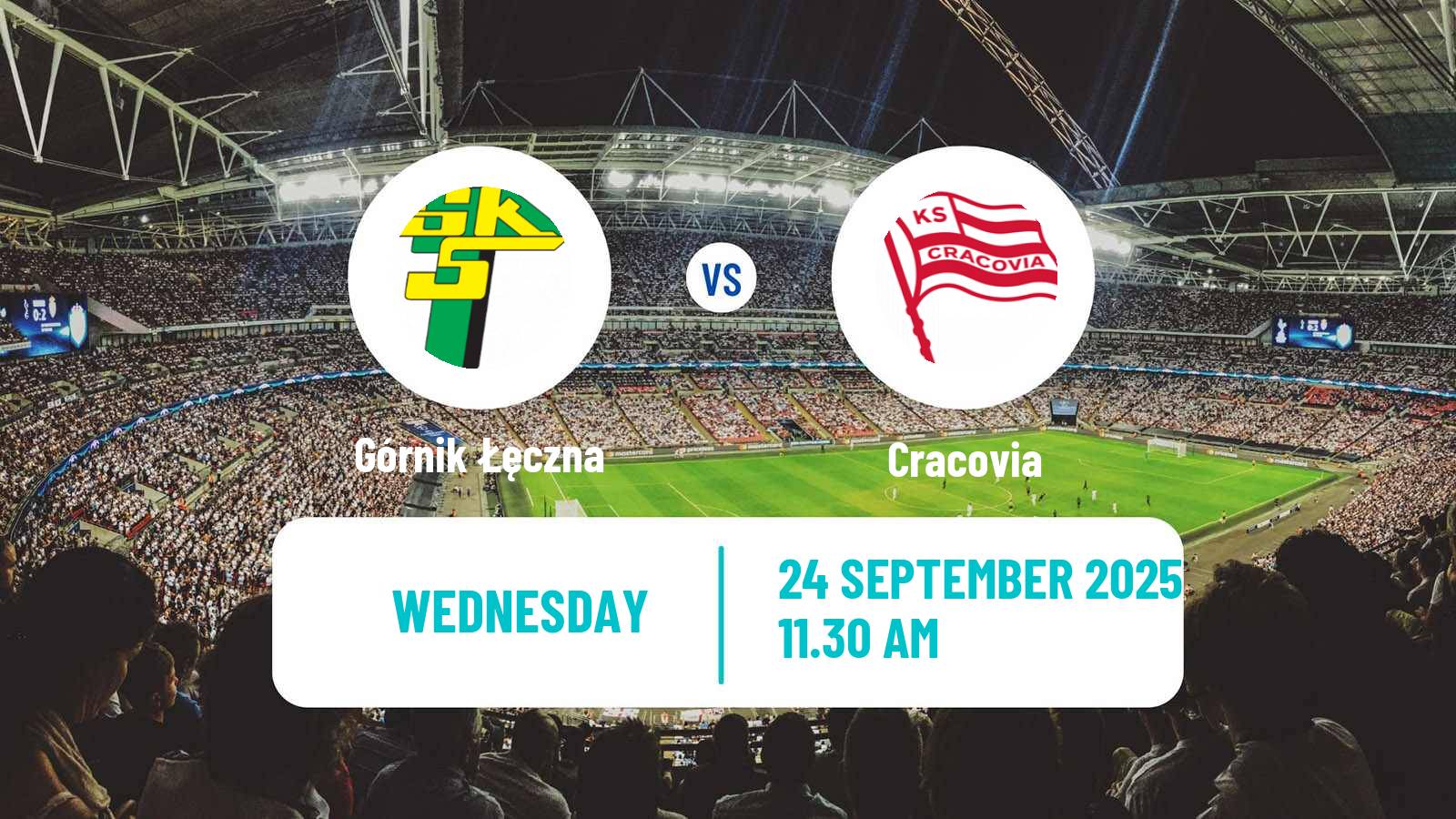 Soccer Polish Cup Górnik Łęczna - Cracovia