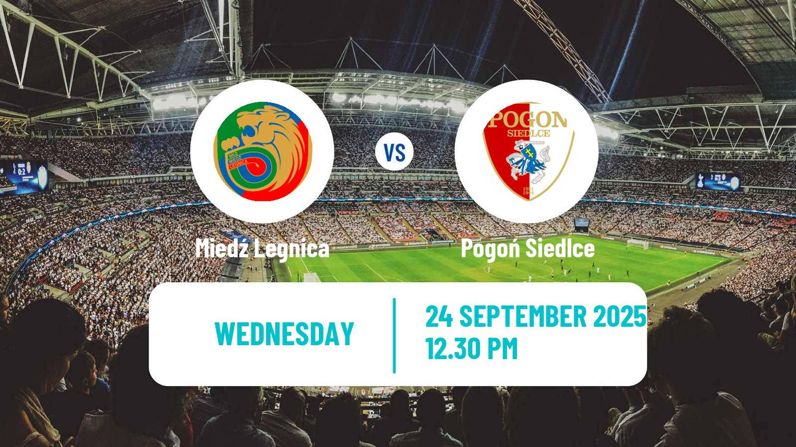 Soccer Polish Cup Miedź Legnica - Pogoń Siedlce