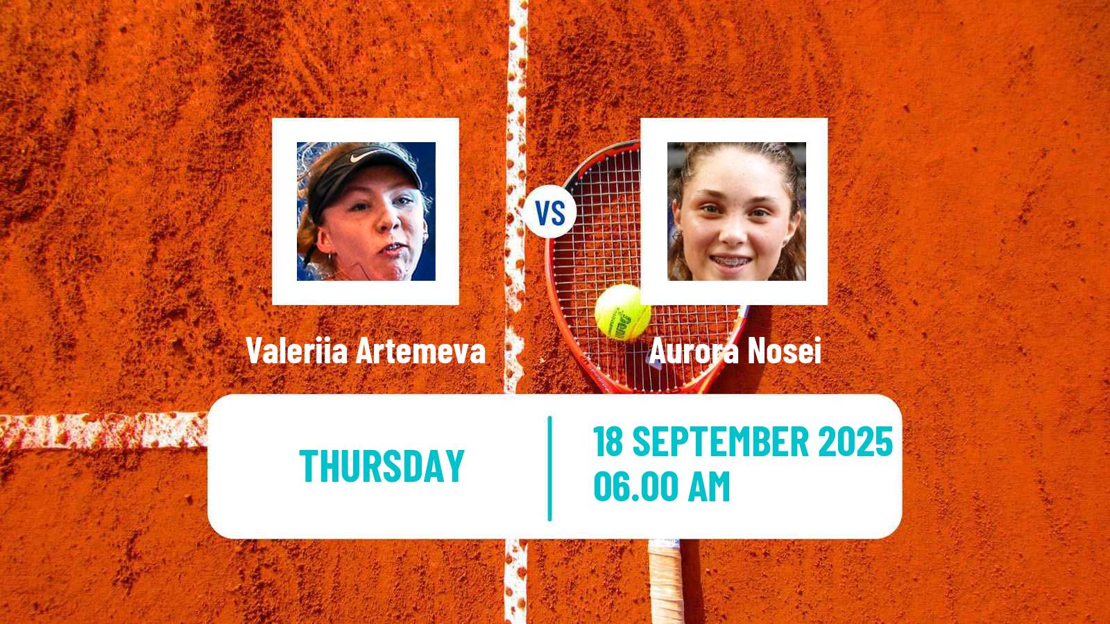 Tennis ITF W15 Heraklion 6 Women Valeriia Artemeva - Aurora Nosei