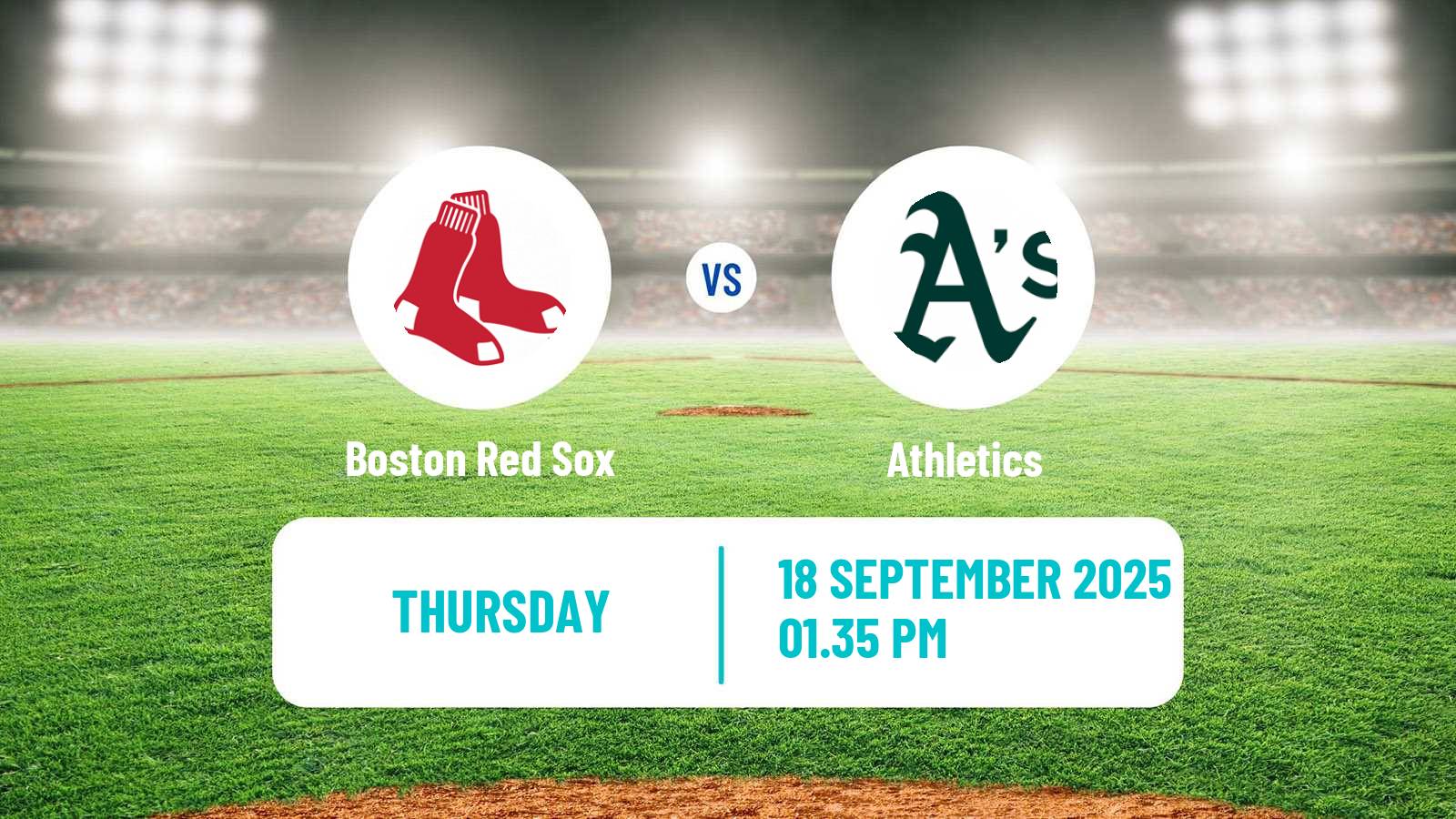 Baseball MLB Boston Red Sox - Athletics