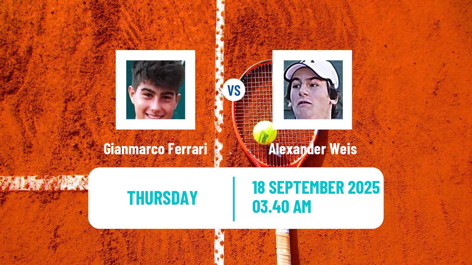 Tennis ITF M25 Santa Margherita Di Pula 7 Men Gianmarco Ferrari - Alexander Weis