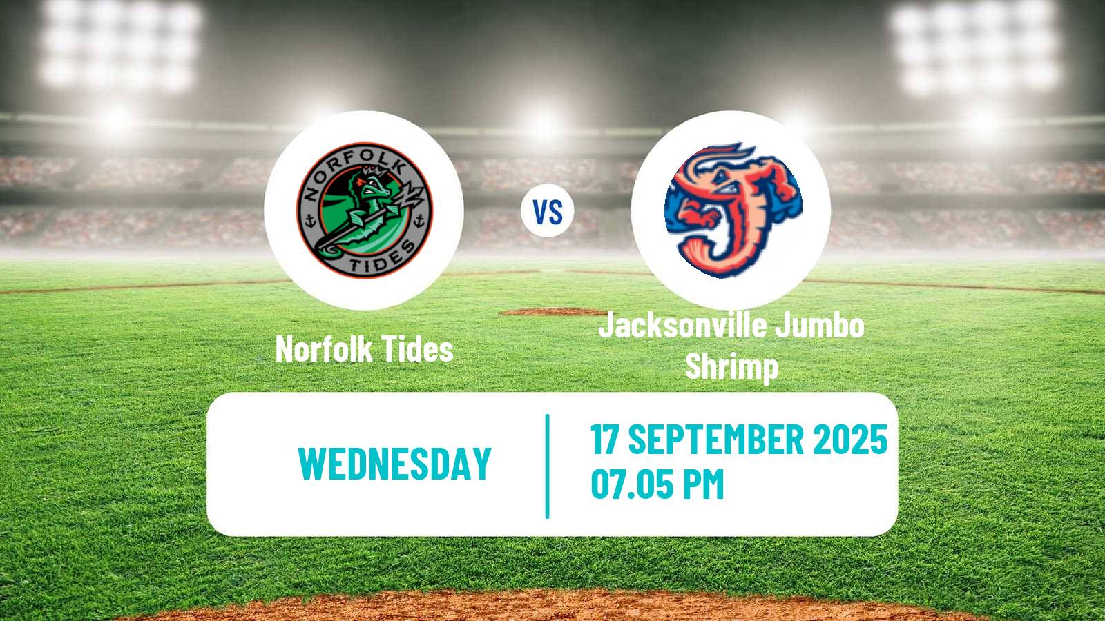 Baseball IL Norfolk Tides - Jacksonville Jumbo Shrimp