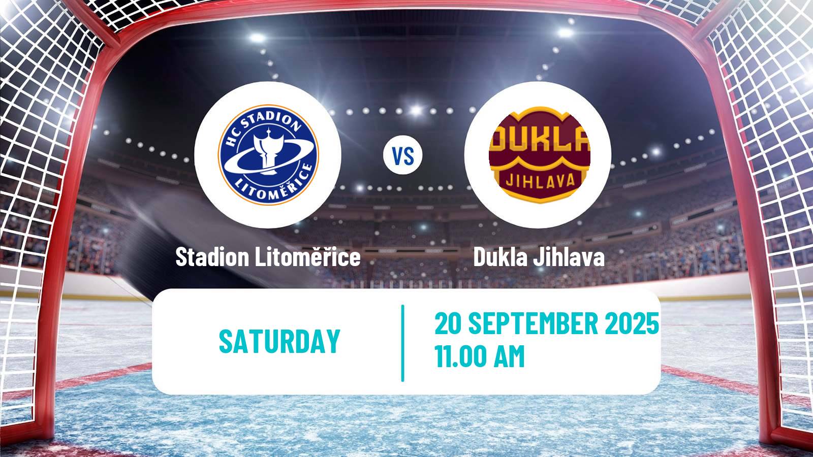 Hockey Czech Chance Liga Stadion Litoměřice - Dukla Jihlava