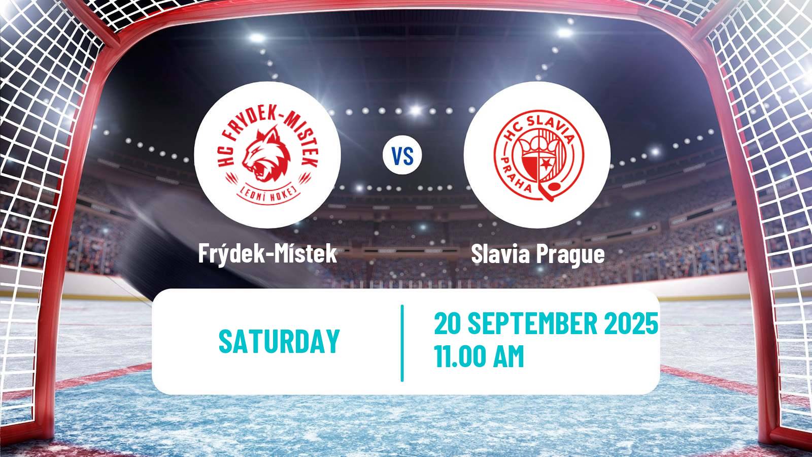 Hockey Czech Chance Liga Frýdek-Místek - Slavia Prague