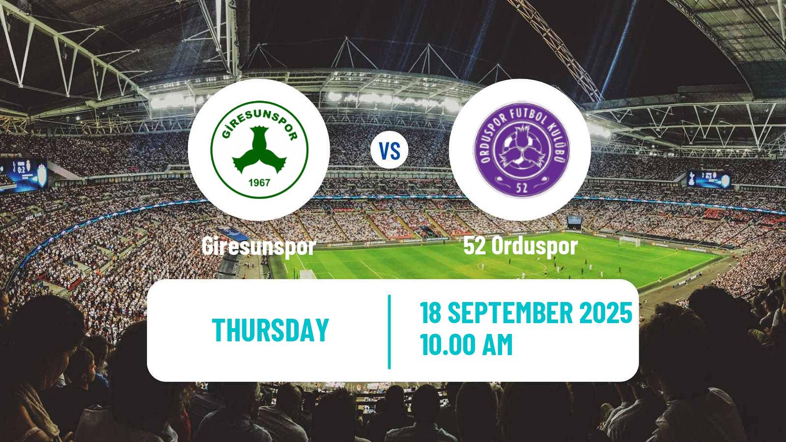 Soccer Turkish Cup Giresunspor - 52 Orduspor