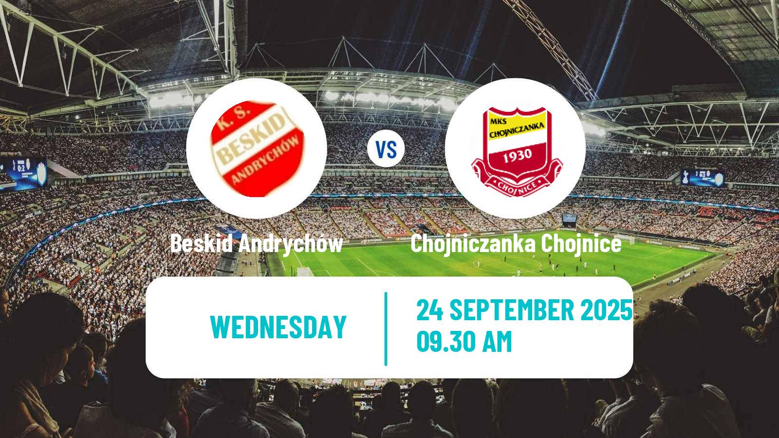Soccer Polish Cup Beskid Andrychów - Chojniczanka Chojnice