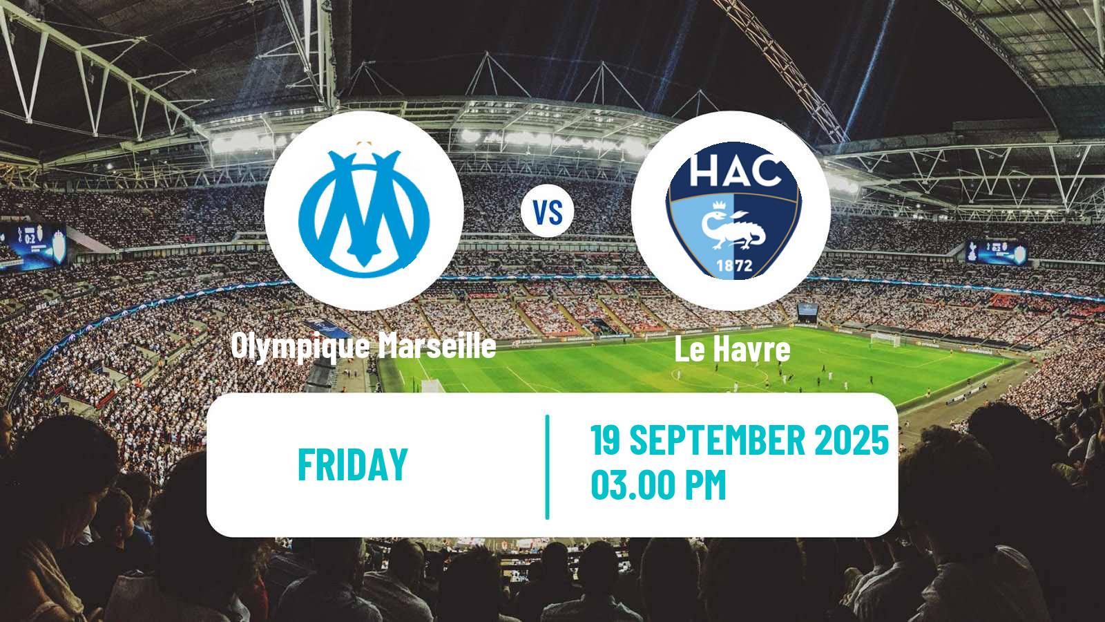 Soccer French Division 1 Women Olympique Marseille - Le Havre