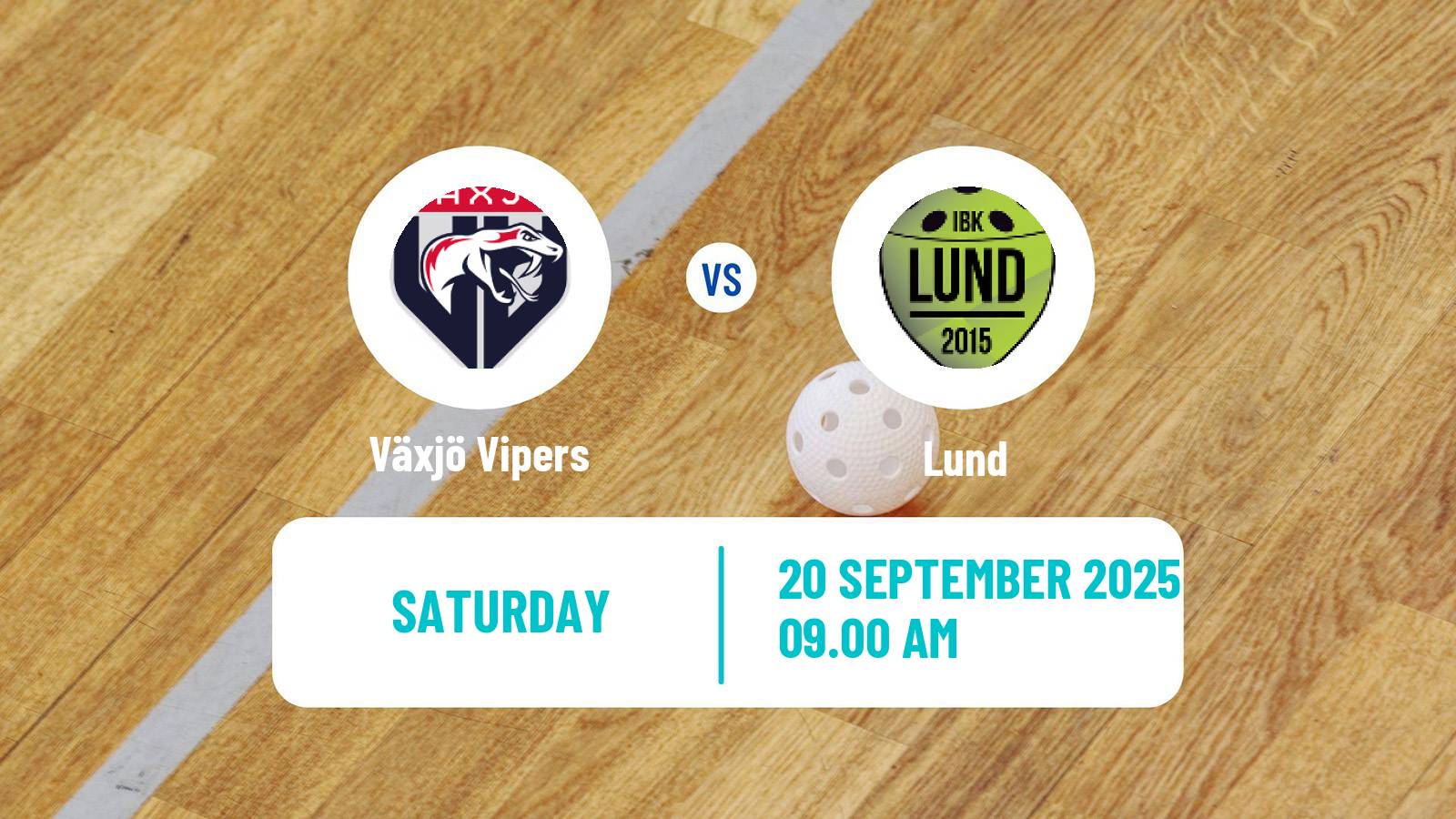 Floorball Swedish Superligan Floorball Women Växjö Vipers - Lund