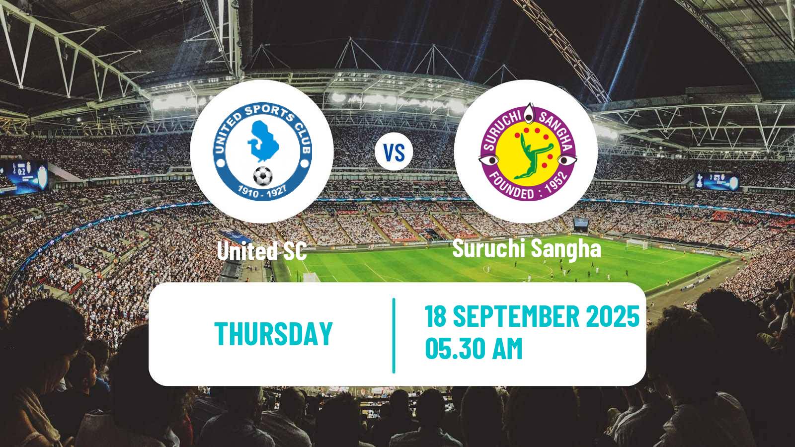 Soccer Calcutta Premier Division United SC - Suruchi Sangha
