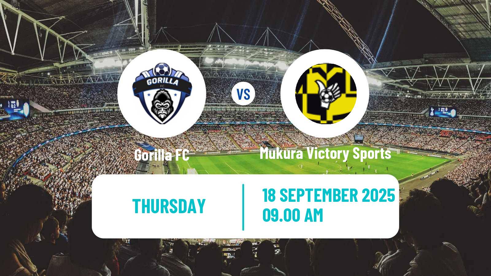 Soccer Rwanda Premier League Gorilla - Mukura Victory Sports