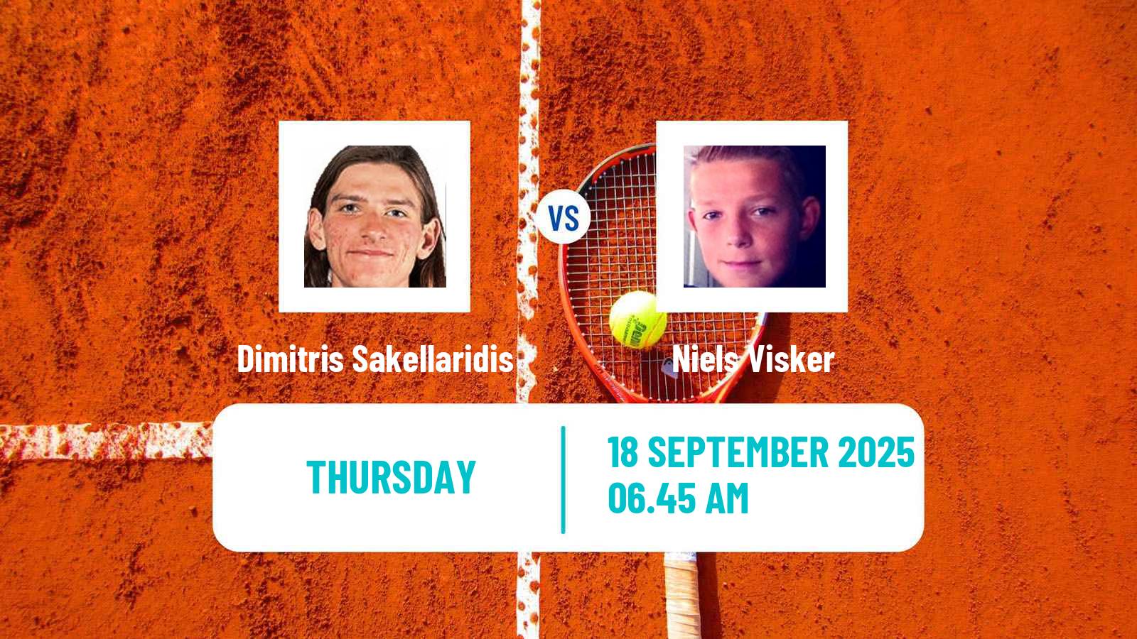 Tennis ITF M25 Nevers Men Dimitris Sakellaridis - Niels Visker