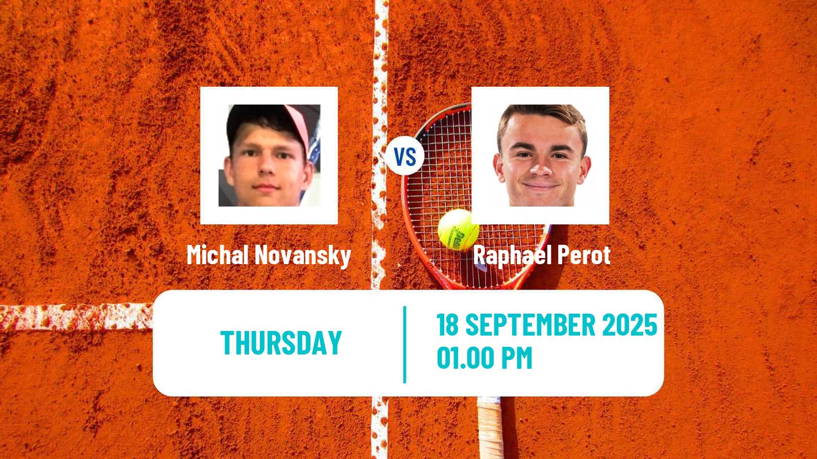 Tennis ITF M15 Fayetteville Ar Men Michal Novansky - Raphael Perot