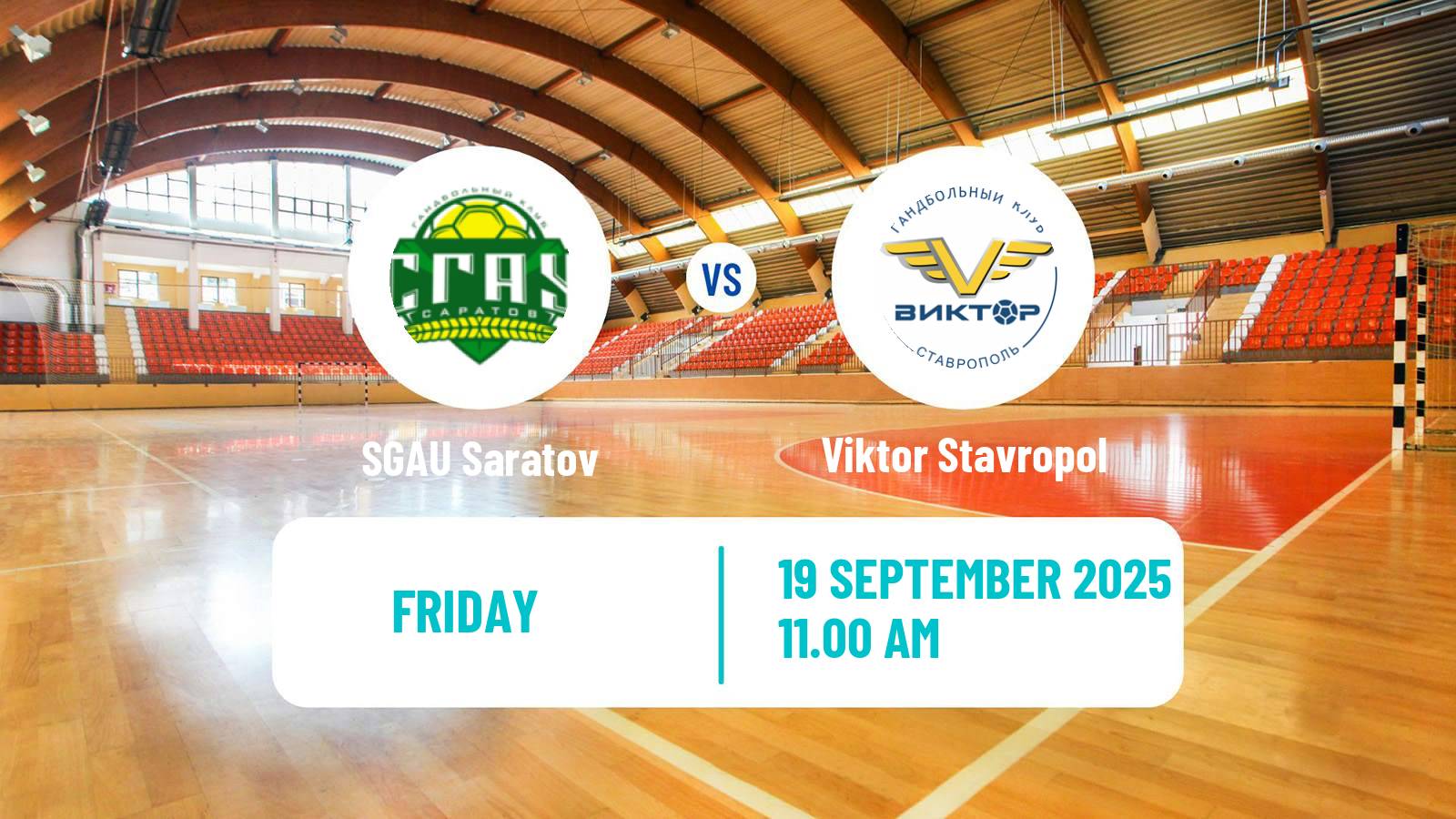 Handball Russian Superleague Handball SGAU Saratov - Viktor Stavropol