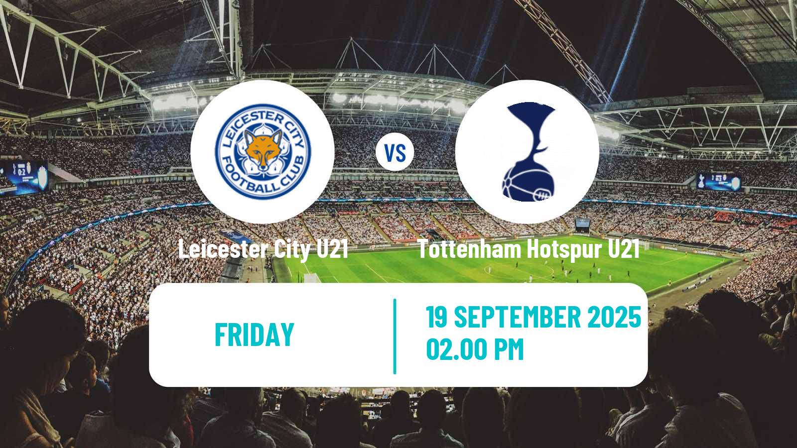 Soccer English Premier League 2 Leicester City U21 - Tottenham Hotspur U21