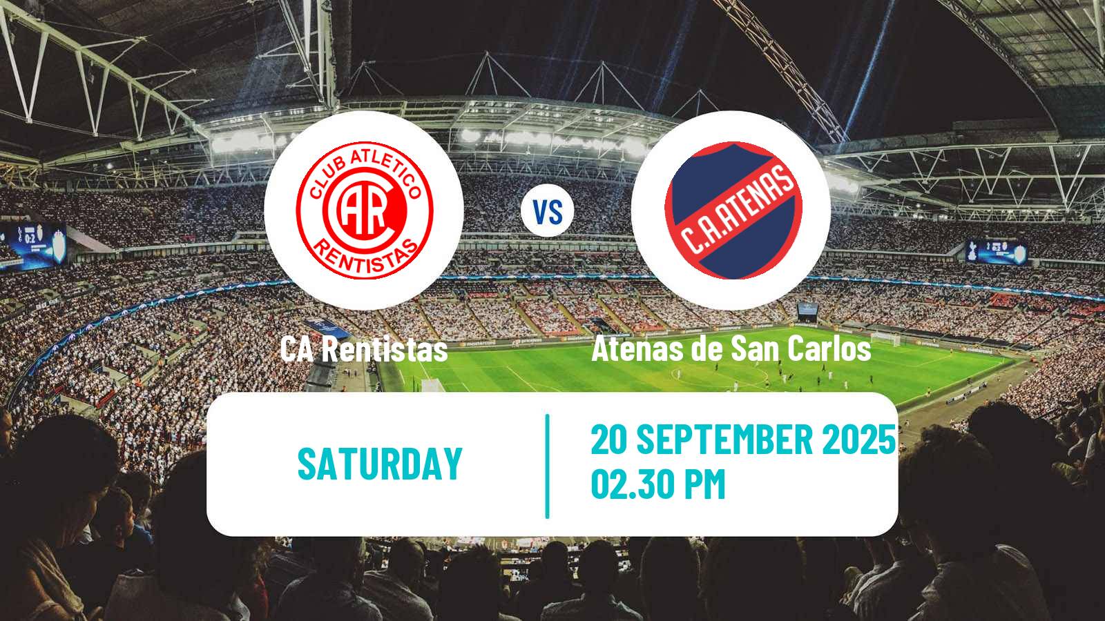 Soccer Uruguayan Segunda Division Rentistas - Atenas de San Carlos