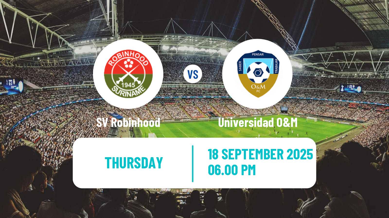 Soccer Caribbean Club Championship Robinhood - Universidad O&M