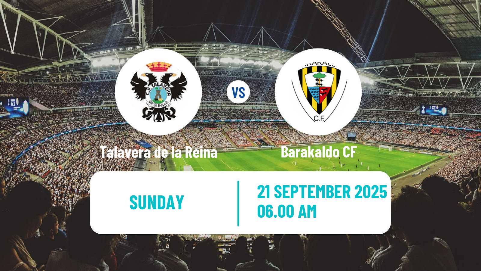Soccer Spanish Primera RFEF Group 1 Talavera de la Reina - Barakaldo