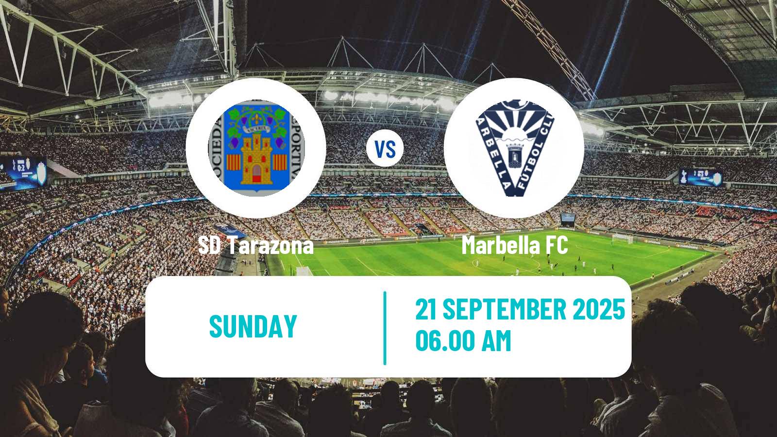 Soccer Spanish Primera RFEF Group 2 Tarazona - Marbella