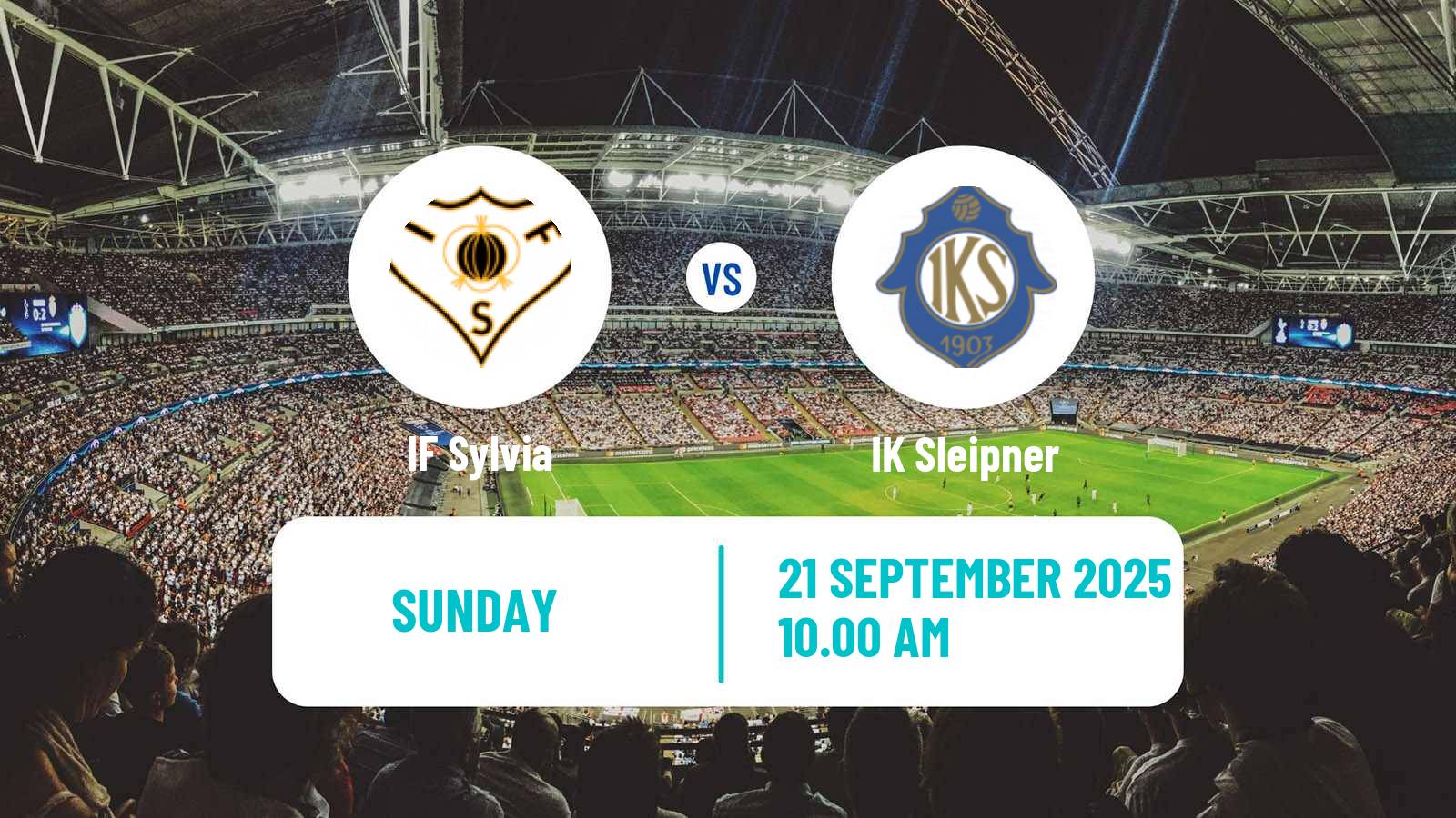 Soccer Swedish Division 2 - Södra Svealand Sylvia - Sleipner