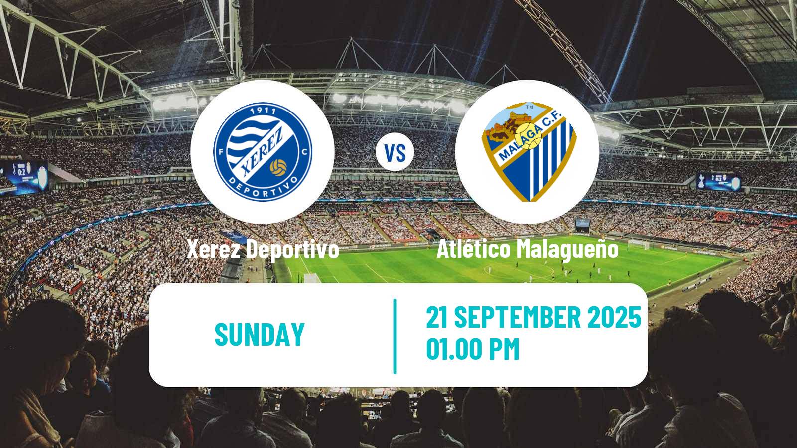 Soccer Spanish Segunda RFEF - Group 4 Xerez Deportivo - Atlético Malagueño