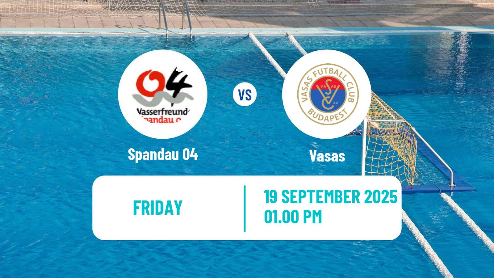 Water polo Champions League Water Polo Spandau 04 - Vasas