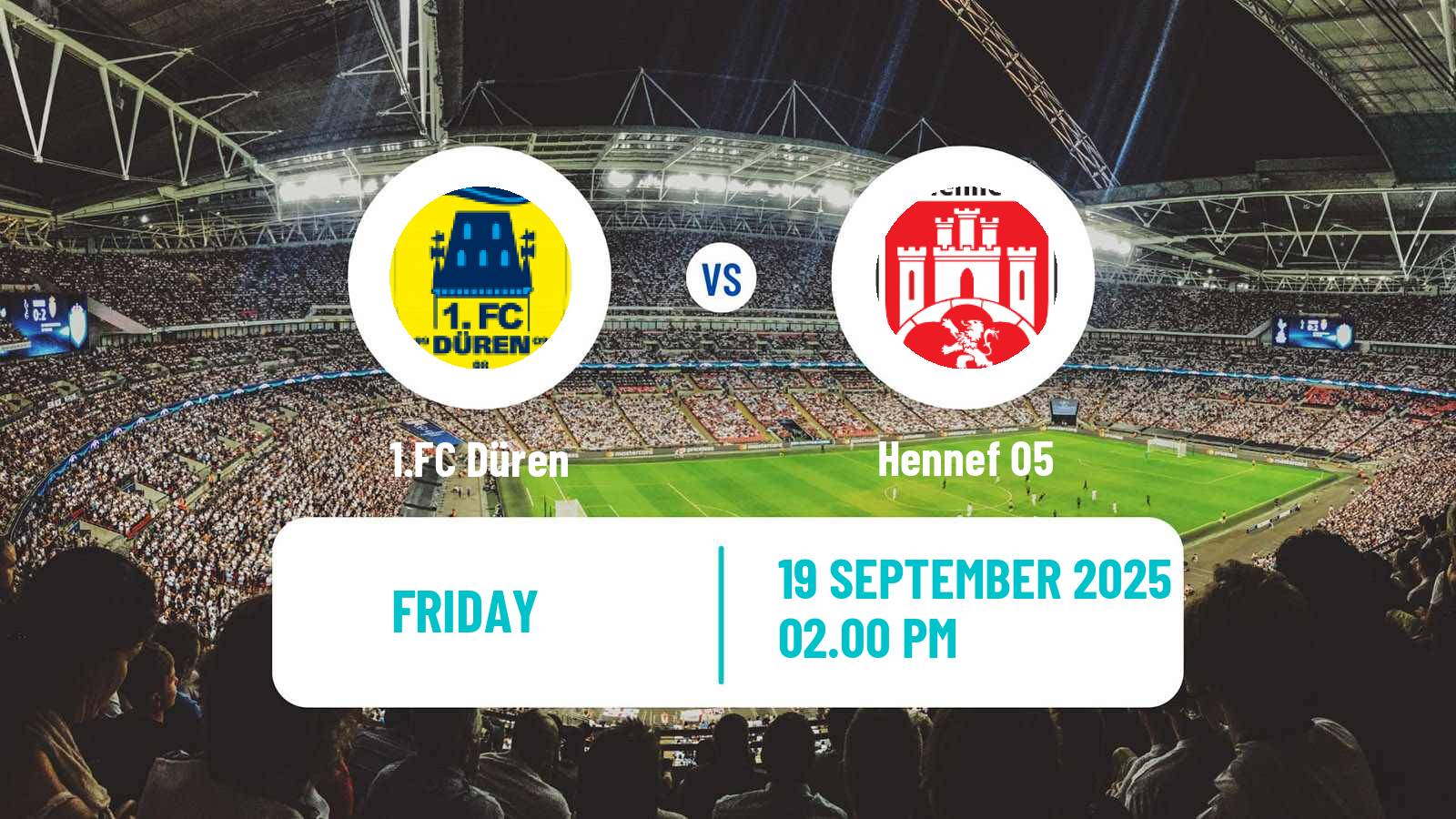 Soccer German Oberliga Mittelrhein Düren - Hennef 05
