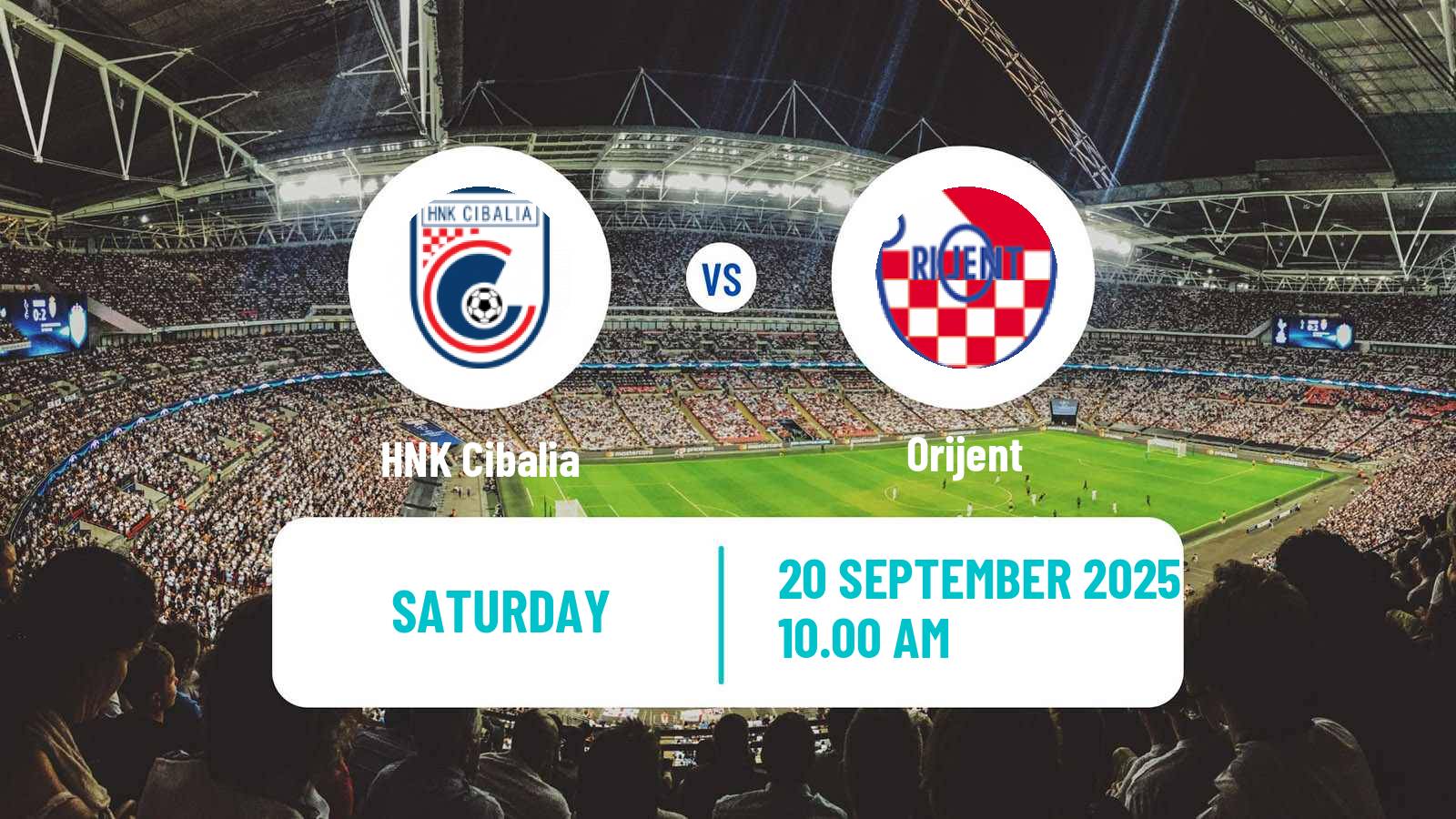 Soccer Croatian Prva NL Cibalia - Orijent