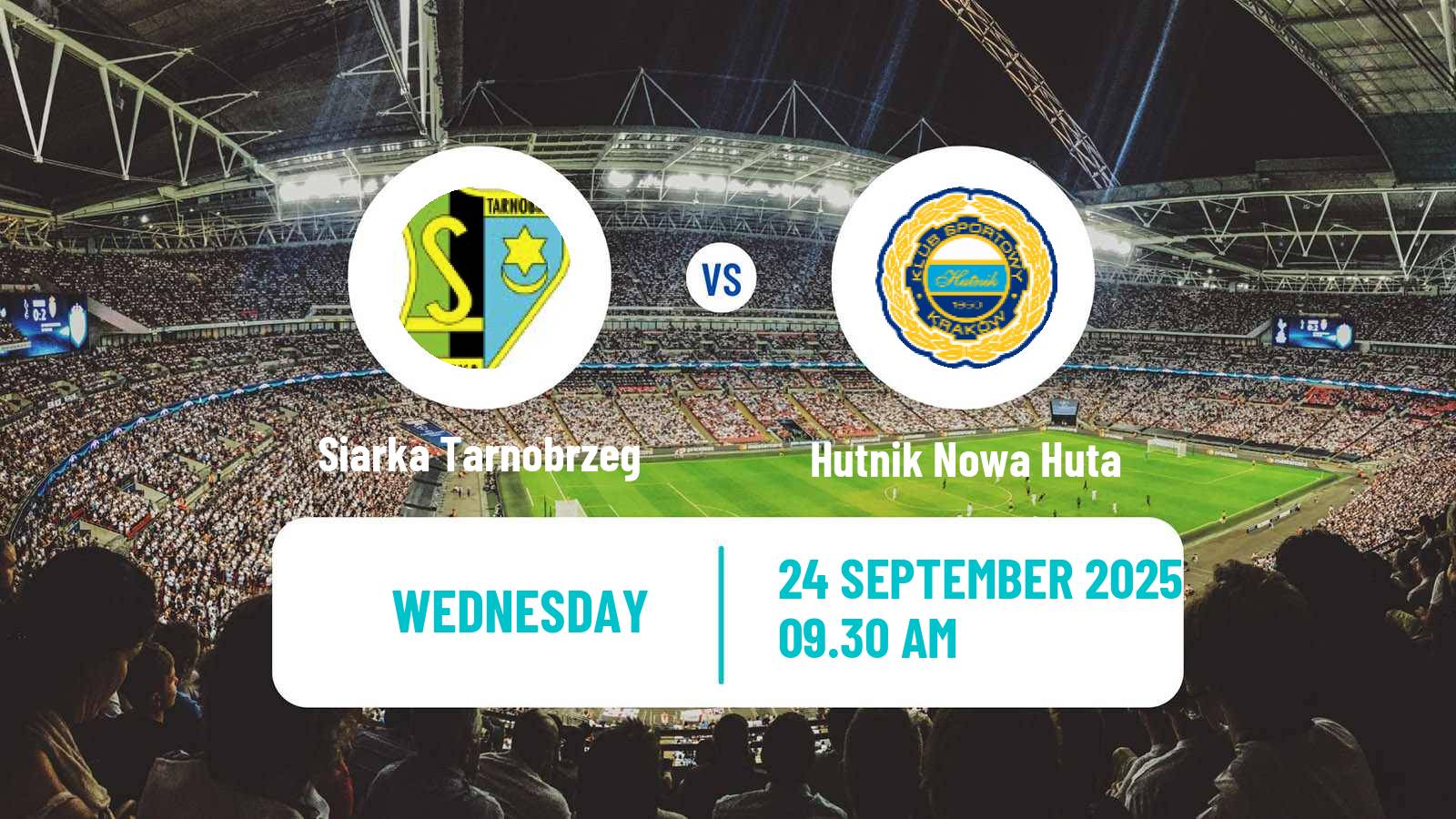 Soccer Polish Cup Siarka Tarnobrzeg - Hutnik Nowa Huta