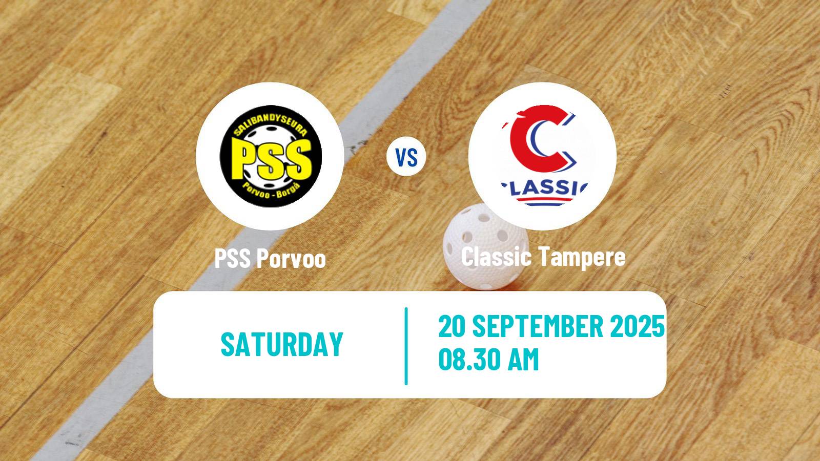 Floorball Finnish F-Liiga Women PSS Porvoo - Classic Tampere