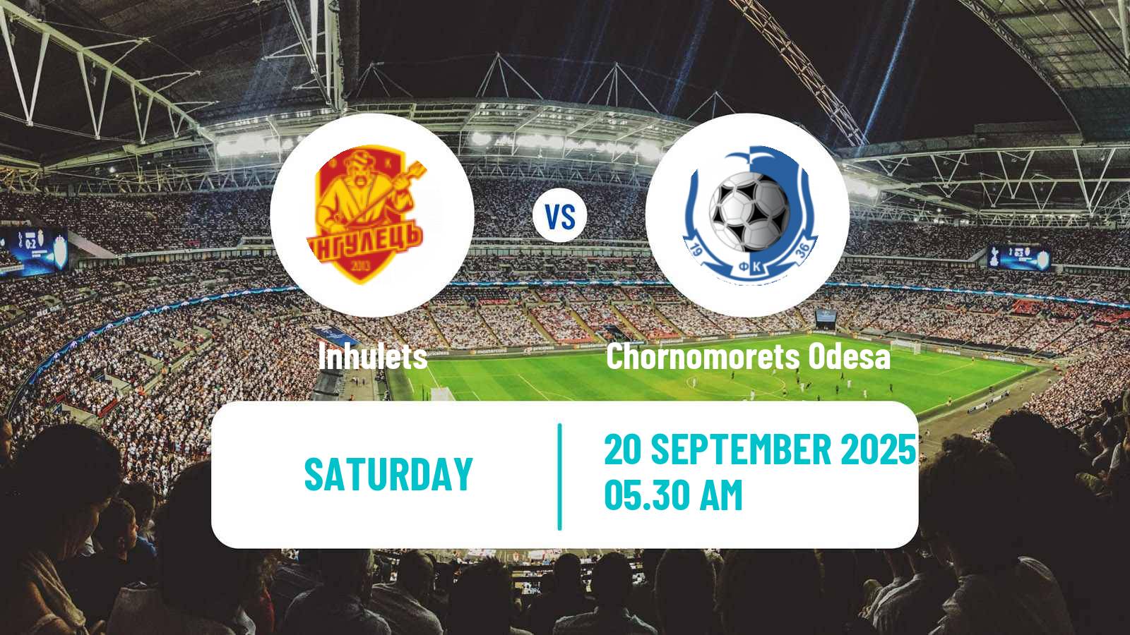Soccer Ukrainian Persha Liga Inhulets - Chornomorets Odesa