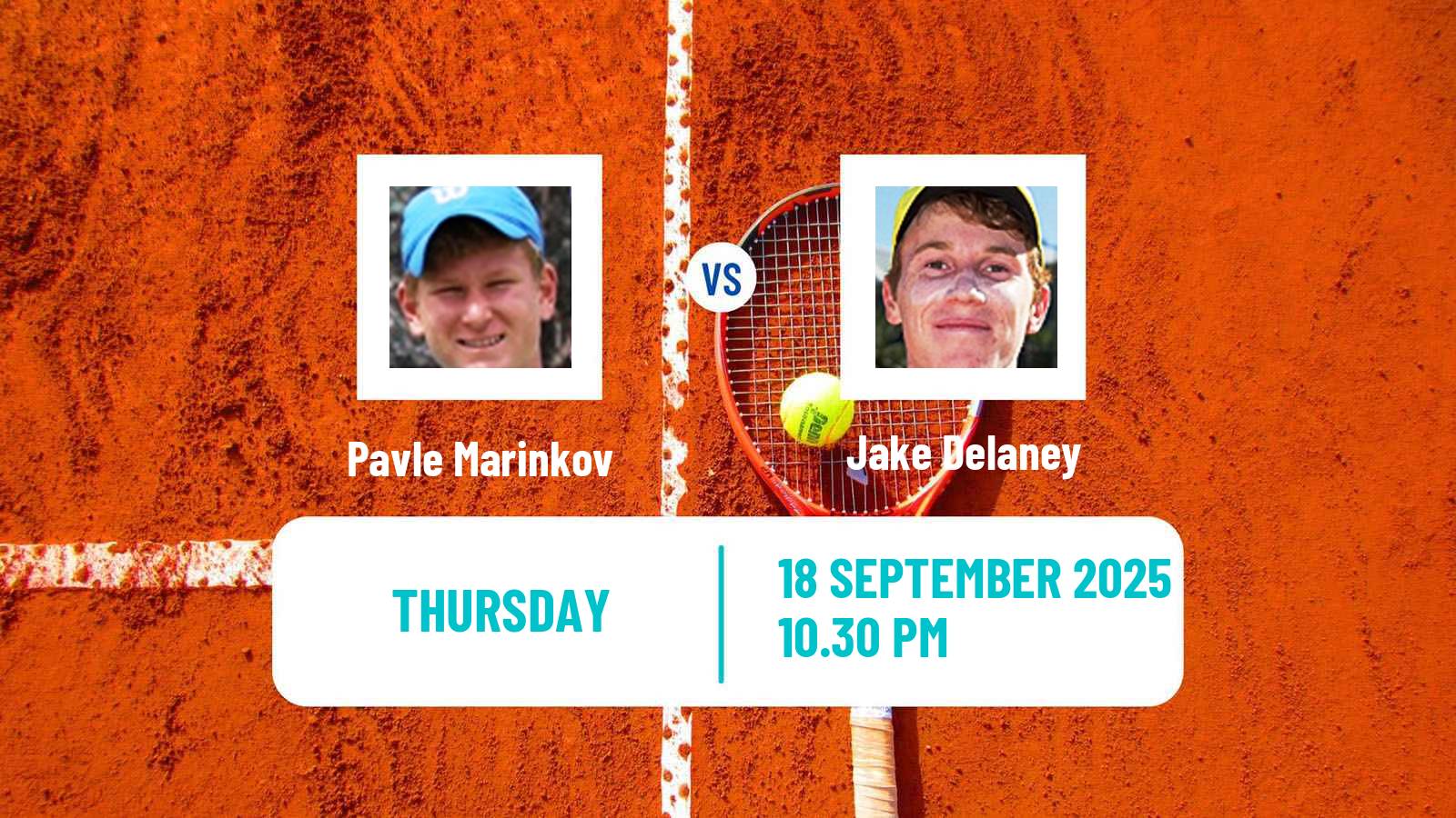Tennis ITF M25 Tamworth 2 Men Pavle Marinkov - Jake Delaney
