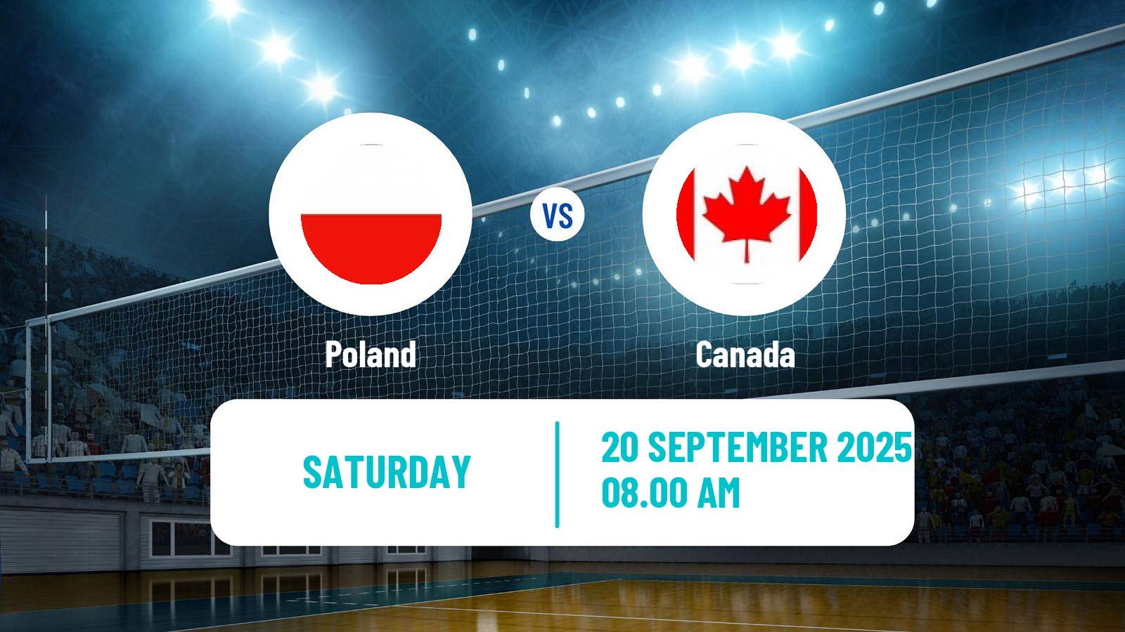 Volleyball World Championship Volleyball Poland - Canada