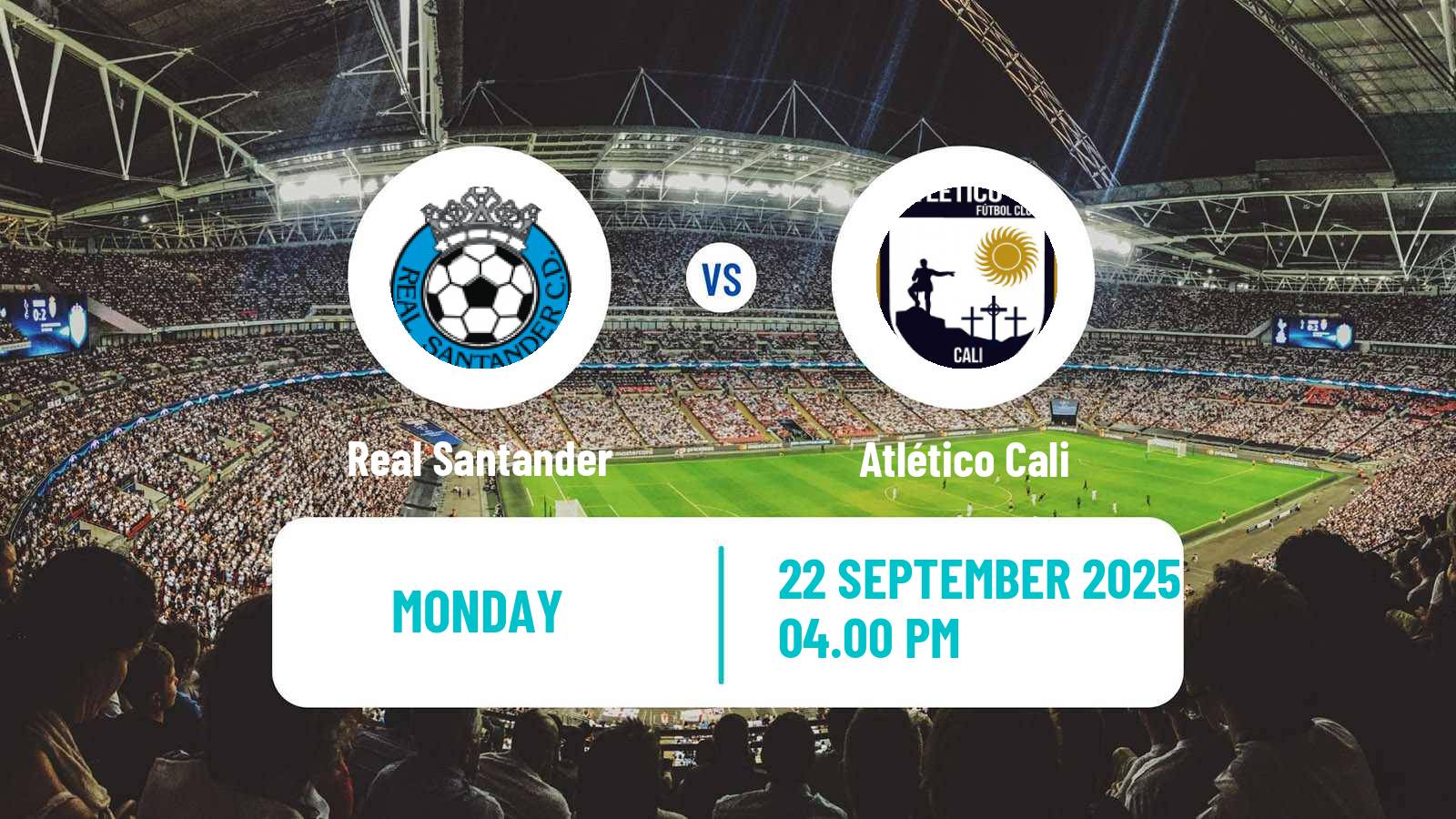 Soccer Colombian Primera B Real Santander - Atlético Cali