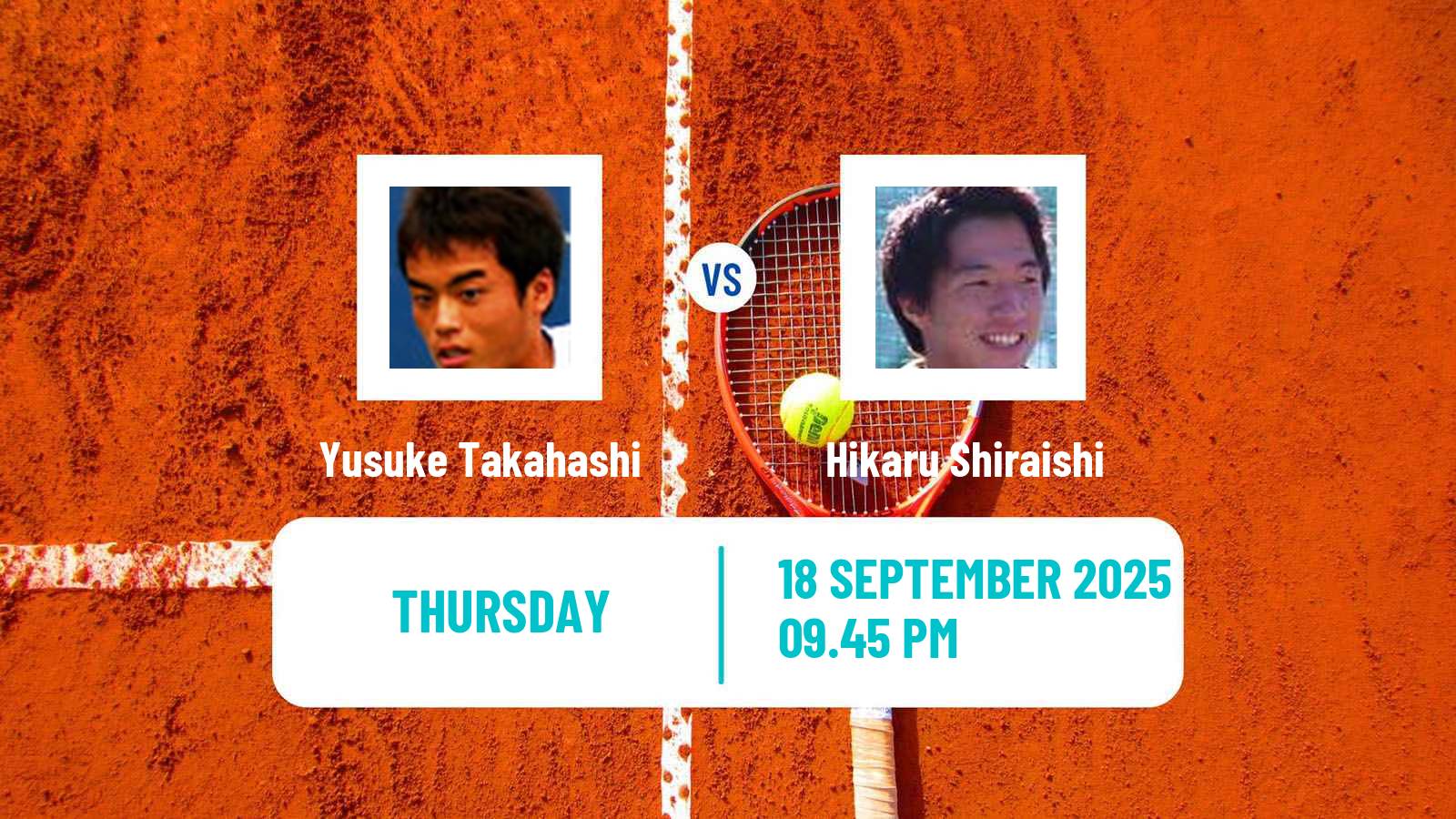 Tennis ITF M25 Takasaki Men Yusuke Takahashi - Hikaru Shiraishi