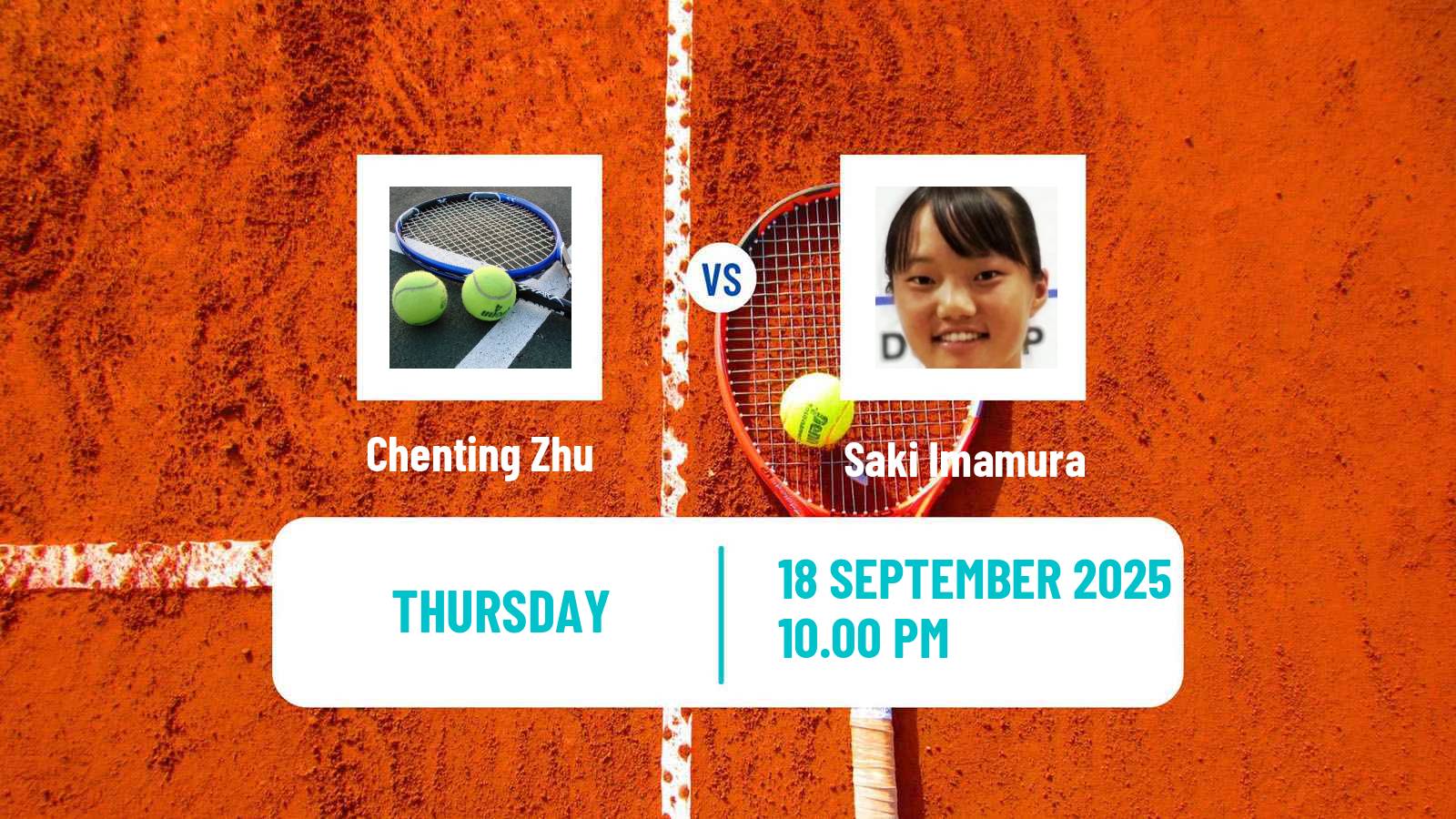 Tennis ITF W35 Shenyang Women Chenting Zhu - Saki Imamura