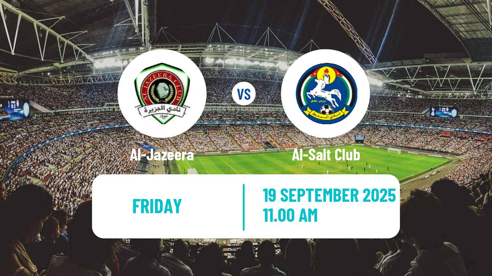 Soccer Jordan Premier League Al-Jazeera - Al-Salt
