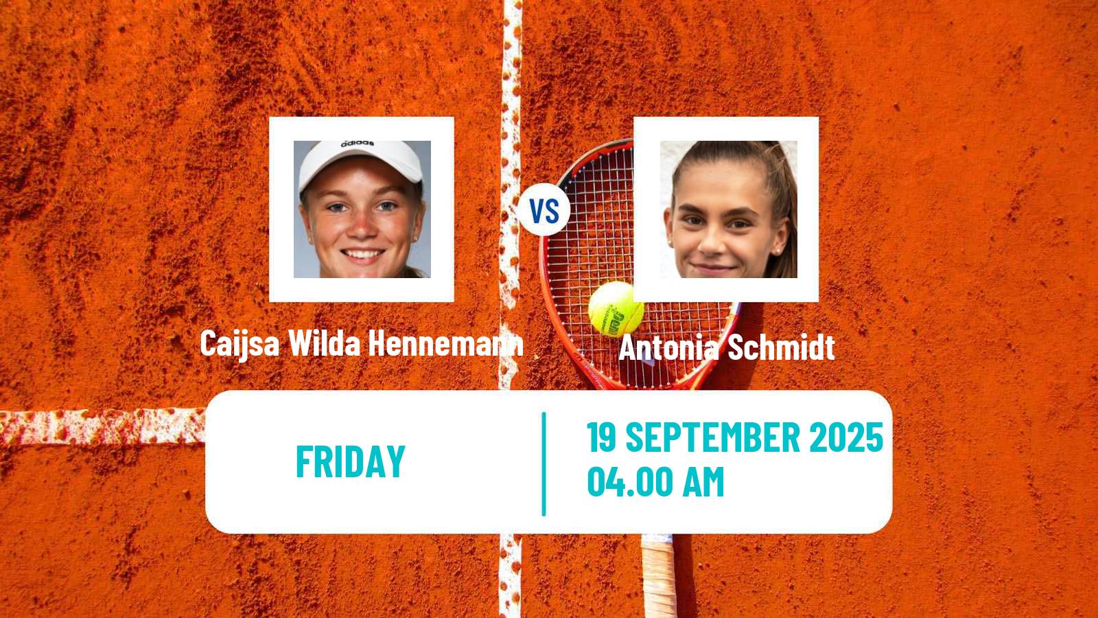 Tennis ITF W35 Santa Margherita Di Pula 7 Women Caijsa Wilda Hennemann - Antonia Schmidt