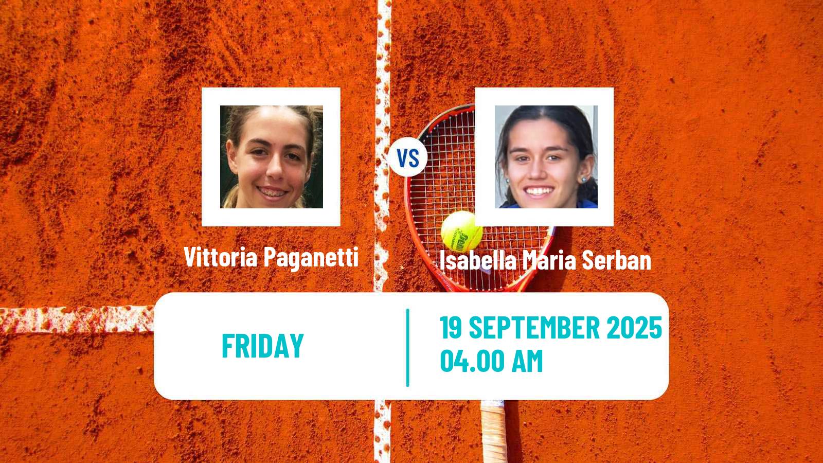 Tennis ITF W35 Santa Margherita Di Pula 7 Women Vittoria Paganetti - Isabella Maria Serban