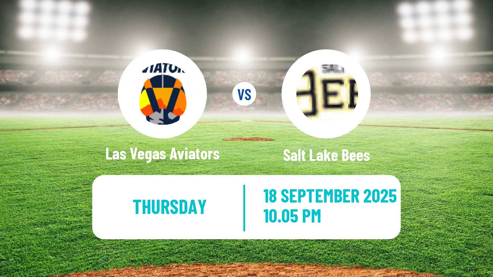 Baseball PCL Las Vegas Aviators - Salt Lake Bees